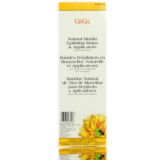 GiGi Natural Muslin Epilating Strips and Applicators