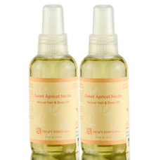 Darcy's Botanicals Sweet Apricot Nectar Natural Hair & Body Oil - 4 oz-image1