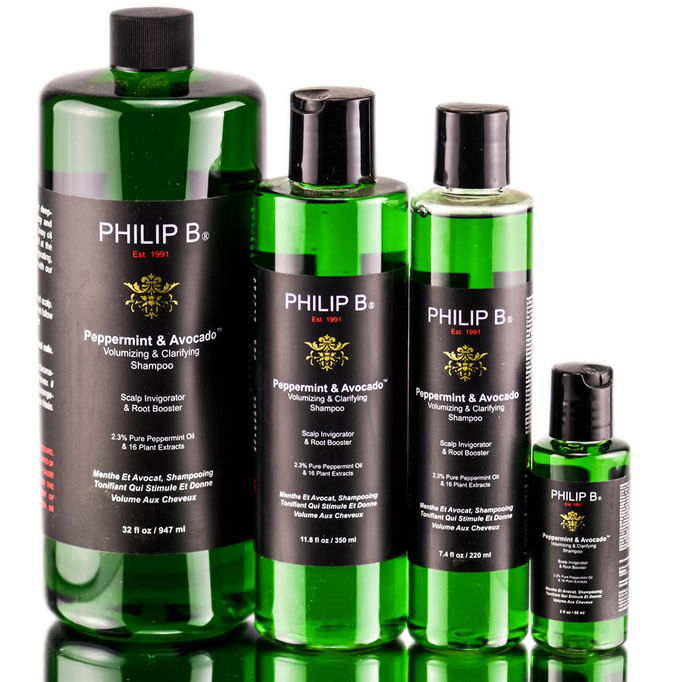 Philip B Peppermint and Avocado Volumizing & Clarifying Shampoo