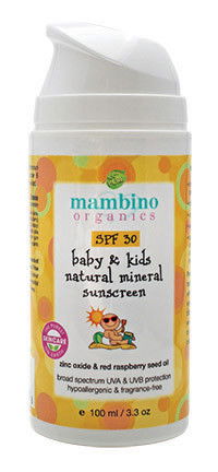 Mambino Organics SPF 30 Baby & Kids Natural Mineral Suncreen