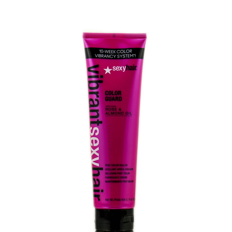 Color Guard Post 5.1 oz, Sexy Hair Vibrant Rose & Almond Oil Color Guard Post Color ...