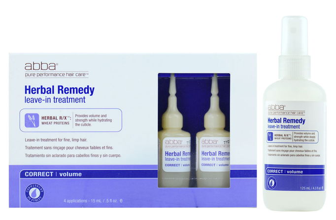 Abba Herbal Remedy Volume Leave-in Treatment for fine, limp hair