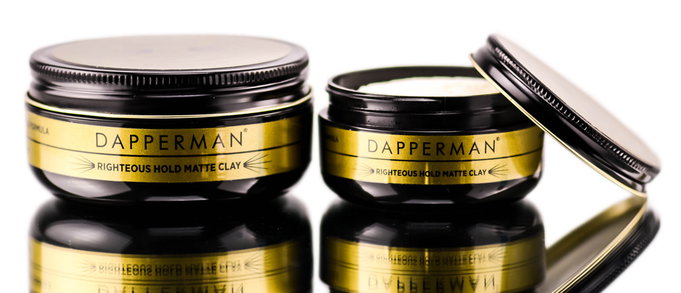 Dapperman Naturally Derived Righteous Hold Matte Clay-image1