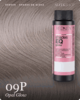 redken shades eq gloss 09p opal glow hair color -- shade swatch with product packaging