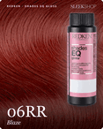 redken shades eq gloss 06rr blaze hair color -- shade swatch with product packaging redken shades eq gloss 06rr blaze hair color -- shade swatch with product packaging