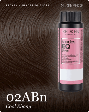 02ABn (2ABn) - Cool Ebony, Redken Shades EQ Demi-Permanent