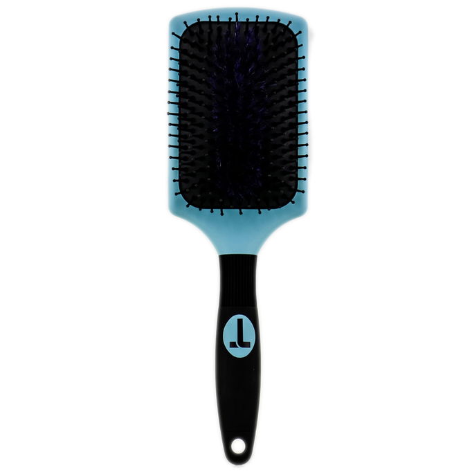 Tecnica Large Paddle Cushion Pin with Purple Boar Brush