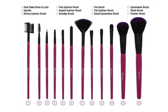 BH Cosmetics 12 Pc Berry Brush Set-image3