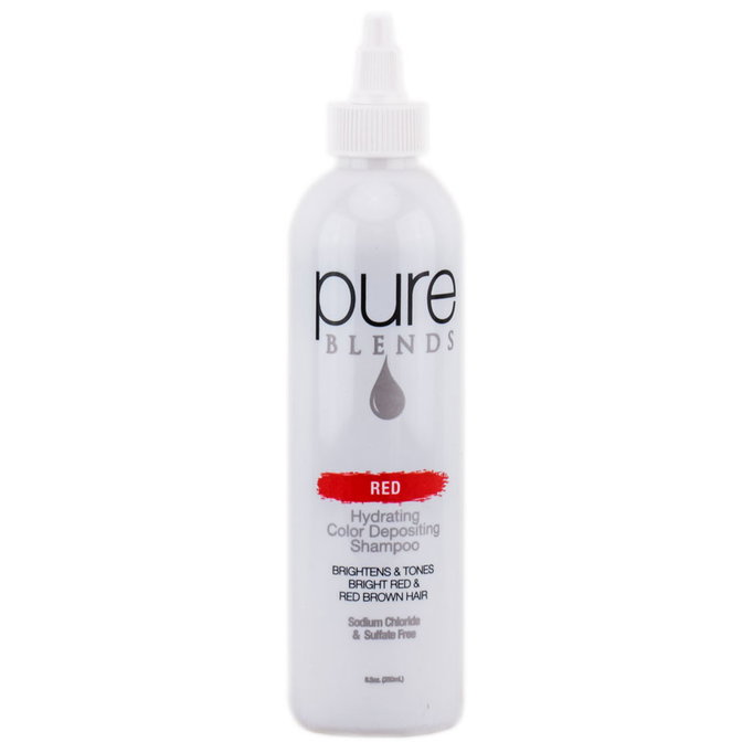 Pure Blends Hydrating Color Depositing Shampoo - Red-image1