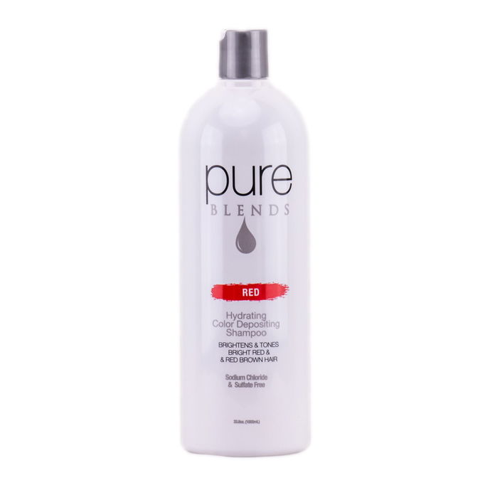 Pure Blends Hydrating Color Depositing Shampoo - Red