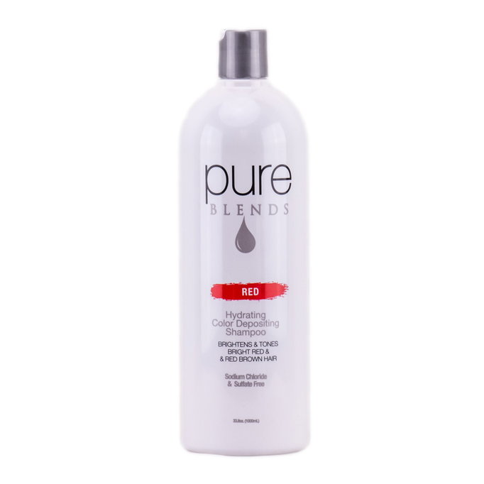 Pure Blends Hydrating Color Depositing Shampoo - Red-image2