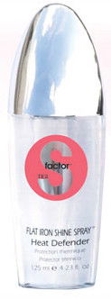 TIGI S-Factor Flat Iron Shine Spray - Heat Defender