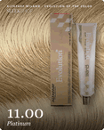 alfaparf milano evolution of the color 11.00 platinum hair color -- shade swatch with product packaging alfaparf milano evolution of the color 11.00 platinum hair color -- shade swatch with product packaging