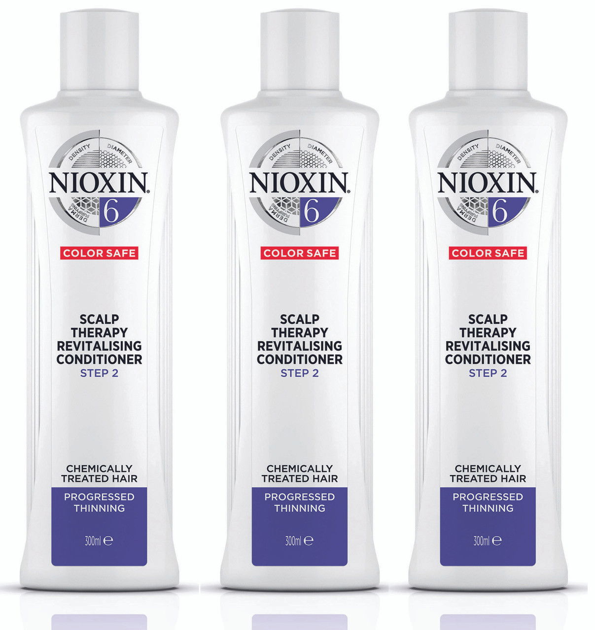 Fashion Nioxin System 3 shampoo and 2 conditioners chemically inhanced hair