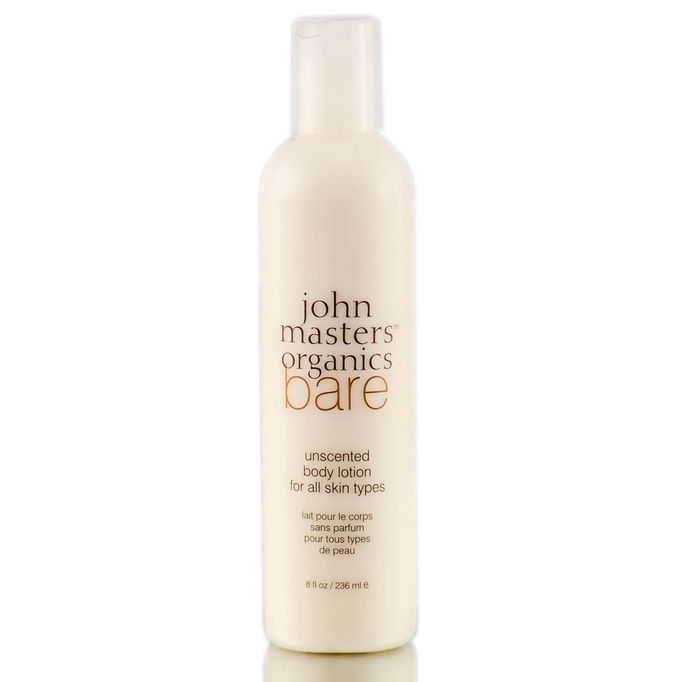 John Masters Organics Bare Unscented Body Lotion