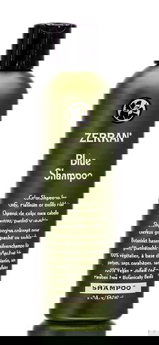 Zerran Blue Shampoo - for Brassy, Grey or Platinum Hair