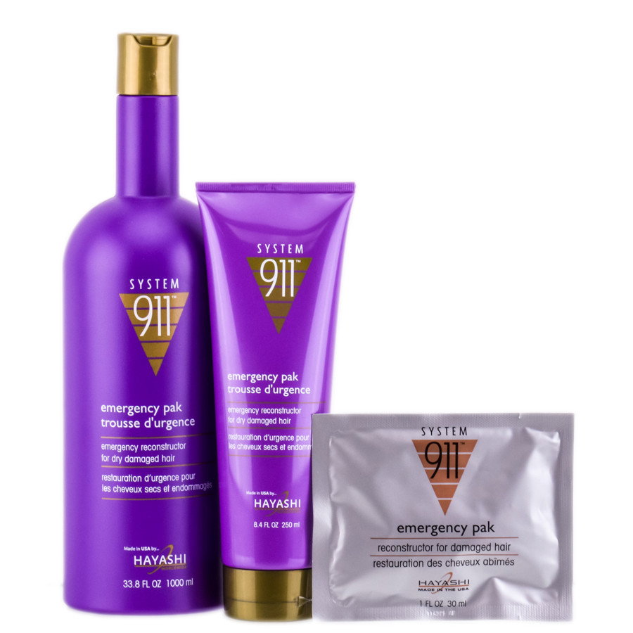 Hayashi System 911 Emergency Pak Reconstructor for Damaged Hair-image1 Hayashi System 911 Emergency Pak Reconstructor for Damaged Hair-image1