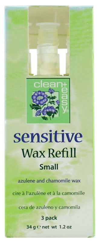 Clean+ Easy Pro Wax - Small Sensitive Wax Refill - 3 Pack