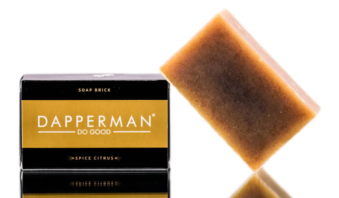Dapperman Organic Deodorizing Body Soap Brick-image1