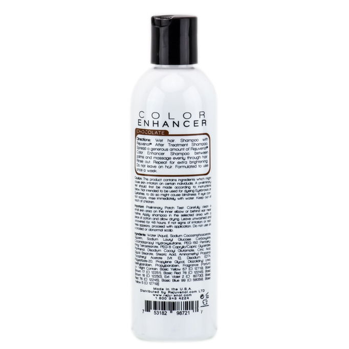 Rejuvenol Keratin Color Enhancer Chocolate Shampoo