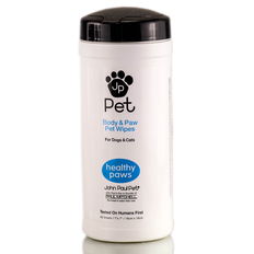 John Paul Pet Dog Full Body & Paw Bath Wipes For All Dogs