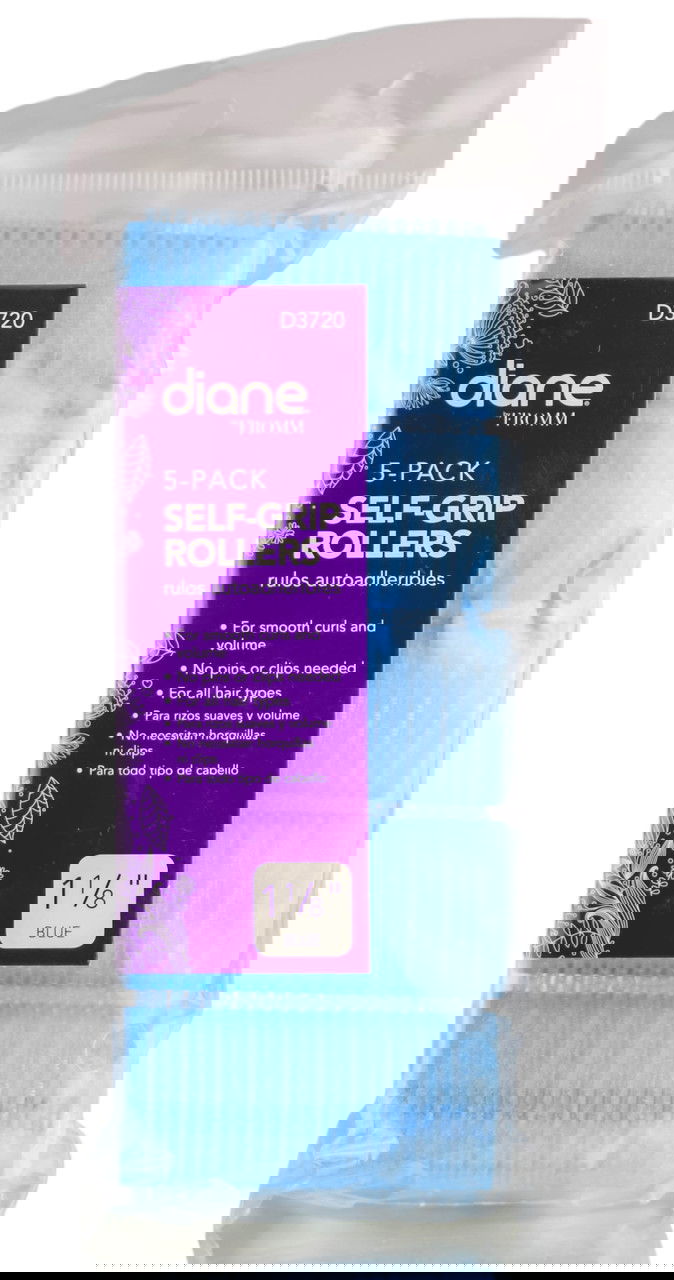 Diane Self Grip Blue Rollers