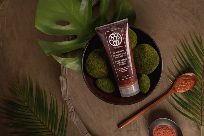 Teadora Brazilian Glow Revitalizing Scrub & Clay Masque
