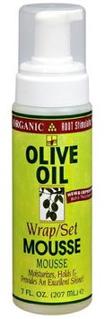 Organic Root Stimulator Olive Oil Wrap Set Mousse