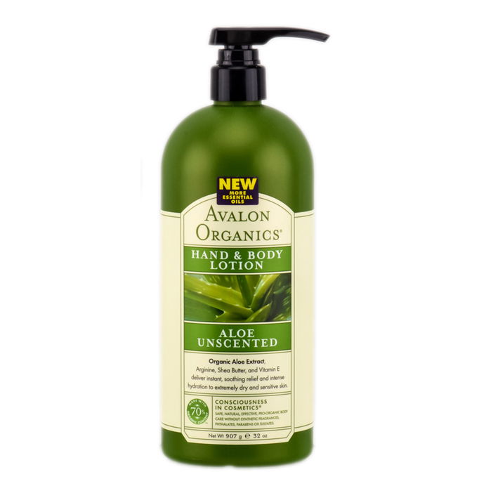 Avalon Organics Aloe Unscented Hand & Body Lotion