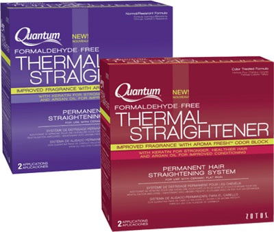 Quantum Thermal Straightener Permanent Hair Straightening System (Formaldehyde-Free)