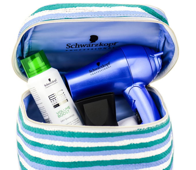 Schwarzkopf Professional Tanzanite Inspired Mini Blow Hair Dryer / Dry Shampoo Set