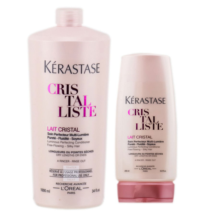 Size 34 oz, Kerastase Cristalliste Lait Cristal Luminous