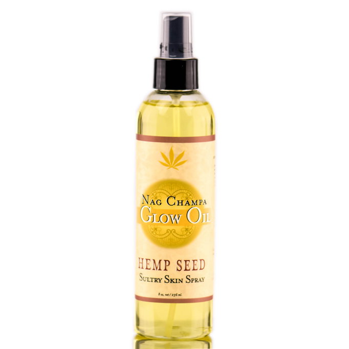 Earthly Body Hemp Seed Nag Champa Glow Oil Spray