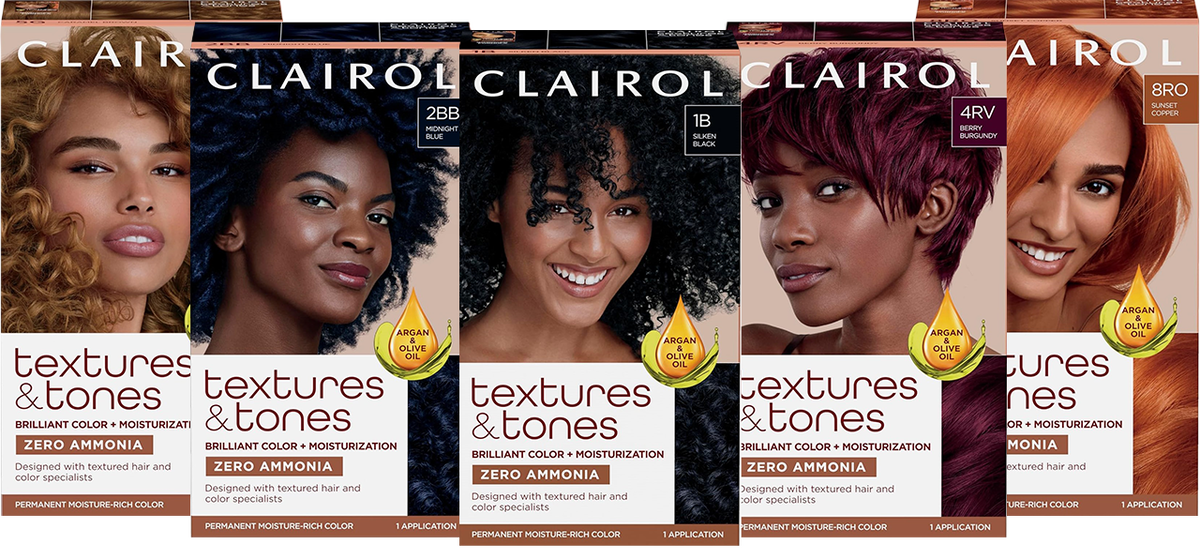 clairol textures and tones hair color