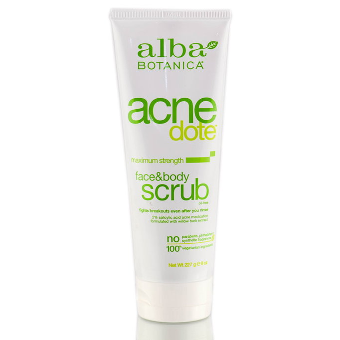 Alba Botanica ACNEDote Maximum Strength Face & Body Scrub-image1 Alba Botanica ACNEDote Maximum Strength Face & Body Scrub-image1