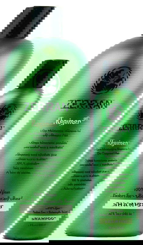 Zerran Regimen Deep Moisturizing Shampoo for Dry Damaged Hair