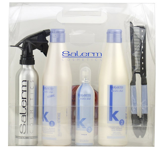 Salerm Keratin Shot Straightening Treatment Kit-image1