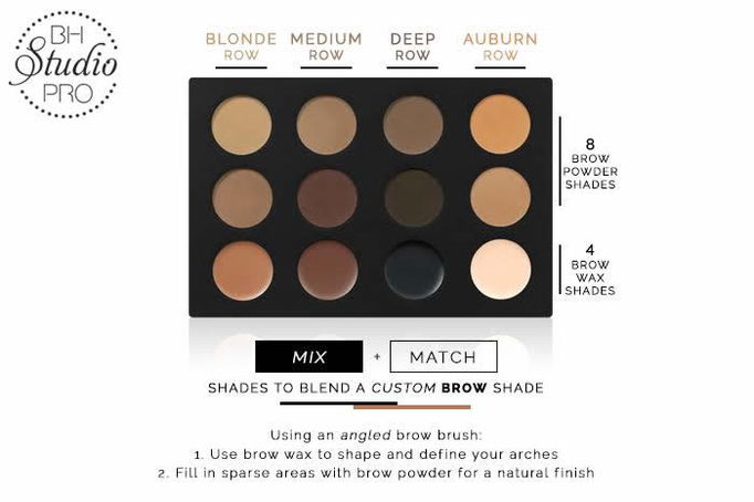 BH Cosmetics Studio Pro Ultimate Brow Palette