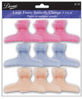 Diane Large Frosty Butterfly Clamps