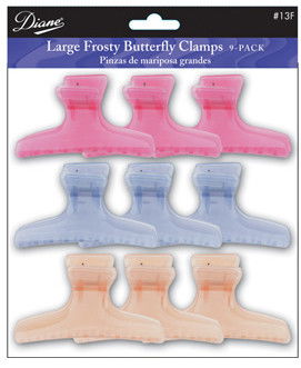 Diane Large Frosty Butterfly Clamps
