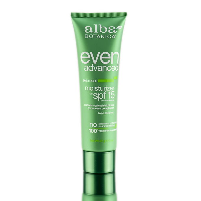 Alba Botanica Even Advanced Sea Moss Moisturizer with SPF 15 - 2 oz