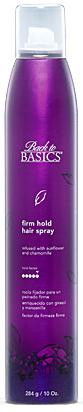 Back to Basics Firm Hold Hair Spray - infused with sunflower