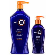 its a 10 miracle shampoo plus keratin