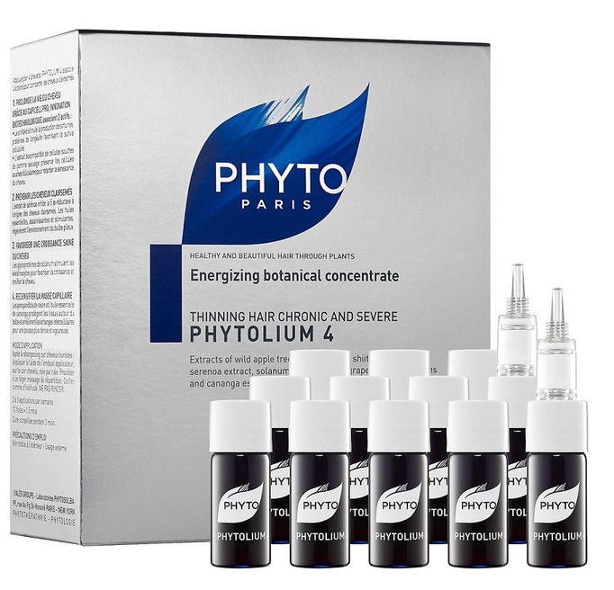 Phyto Phytolium 4 Thinning Hair Treatment - Energizing Botanical Concentrate