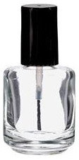 Clear Empty Glass Nail Polish Bottle .50 oz-image1 Clear Empty Glass Nail Polish Bottle .50 oz-image1
