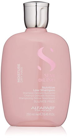 Alfaparf Milano Semi Di Lino Moisture Nutritive Sulfate Free Low Shampoo for Dry Hair - Paraben and Paraffin Free - Safe on Color Treated Hair