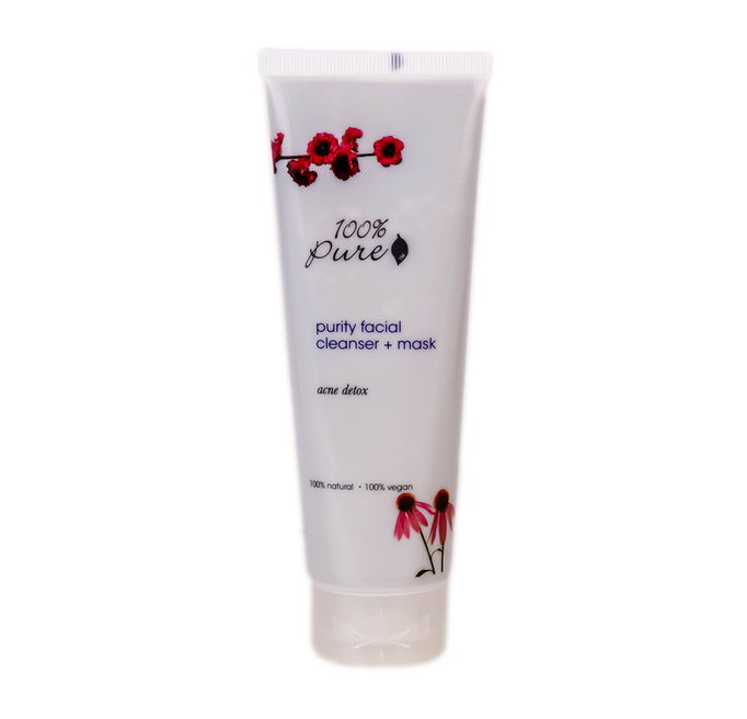 100 % Pure Purity Facial Cleanser + Mask