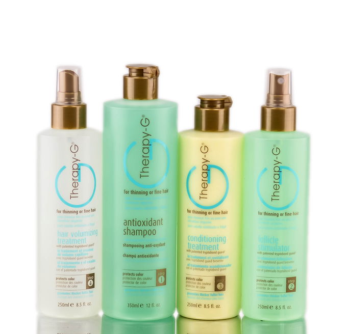 Therapy-G 4 Step System Starter Kit (90 day) Anti Hair Loss for Regular Chemically Treated Hair