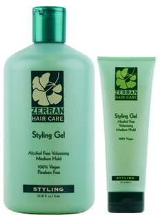 Zerran Styling Gel - Alcohol Free Volumizing Medium Hold-image1