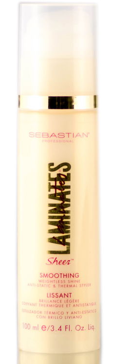 Sebastian Laminates Sheer Smoothing - Weightless Shine, Anti-Static, & Thermal Styler